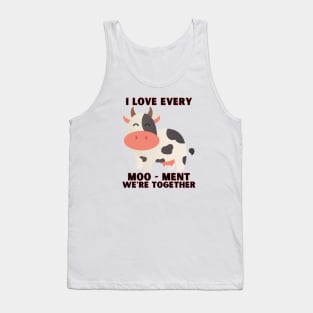 Funny cow saying moo - ment Tank Top